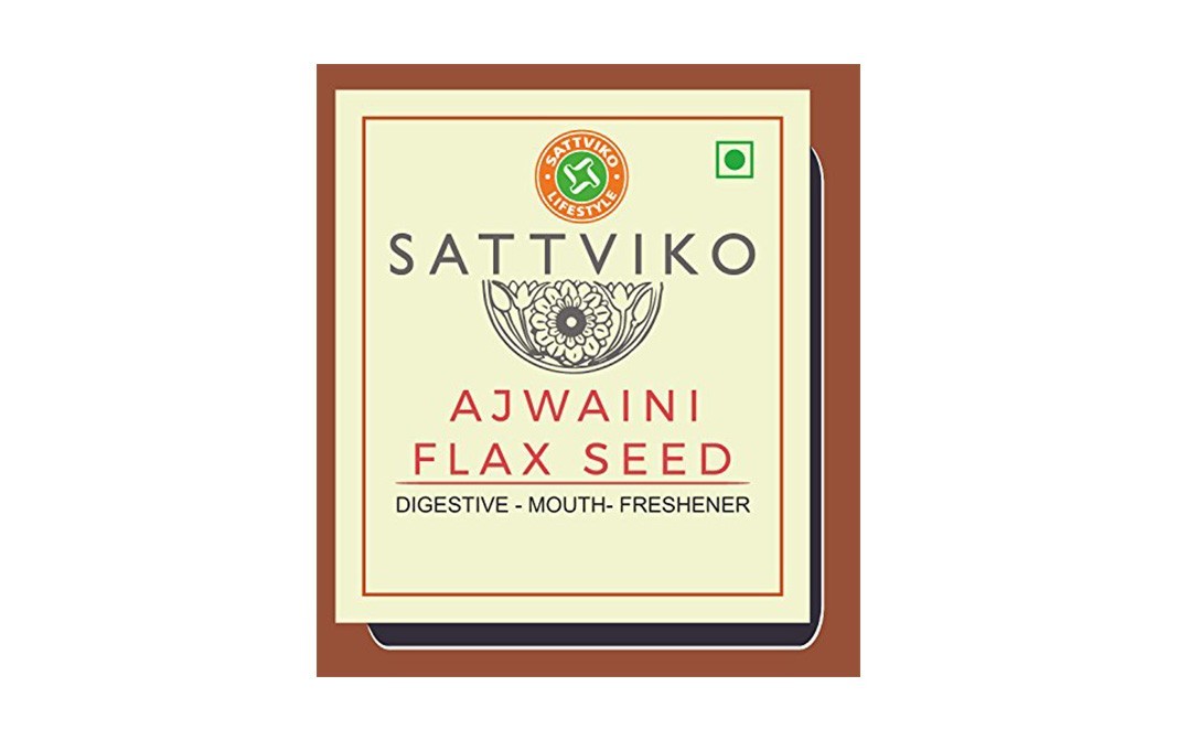 Sattviko Ajwaini Flax Seed    Box  100 grams